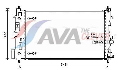 OL2546 AVA Радиатор основной